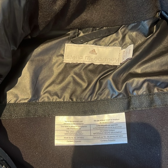 Black adidas stella mccartney coat - Picture 4 of 5